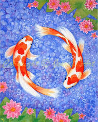 It's a room where just a few adjustments can be very impactful. Feng Shui Art Koi For Love Print From My Original Etsy Koi Art Fish Painting Koi Painting