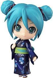 Good Smile Hatsune Miku Nendoroid Action Figure Yukata V Figurine Manga Chiffres D Anime Poupees Anime