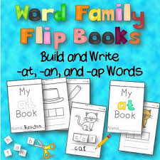 Word Families Flip Books Worksheets Teaching Resources Tpt