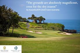 Good Morning And Happy Working From Award Winning Greg Norman Golf Course Panpacificbali Resort Morning Golf Bali Resort Resort Bali