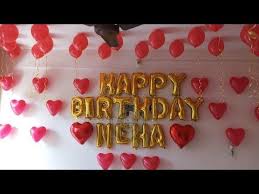 Birthday Room Decoration Ideas At Home In Lockdown Romantic Room Decorating Ideas For Birthday Surprise At Home Youtube In 2020 Romantic Room Birthday Surprise Birthday Room Decorations