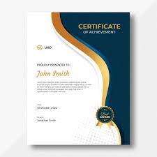 Vertical Waves Certificate Template Certificate Design Template Certificate Background Certificate Design