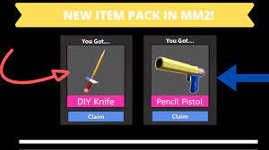 Roblox mm2 knife hack get 70 robux. New Godly Pencil Pistol And Diy Knife In New Roblox Mm2 Update Youtube