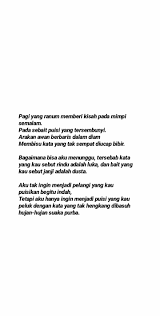 Pin Oleh Andhika Restu Di A7 Puisi Bait Pelangi