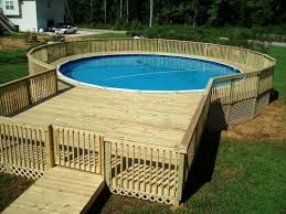 Backyard Above Ground Pool Ideas Strangetowne Above Ground Pool Ideas And Designs