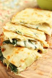 Spinach Artichoke And Chicken Quesadilla The Suburban Soapbox Recipe Costco Rotisserie Chicken Artichoke Recipes Food