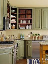 Low Cost Cabinet Makeover Ideas You Have To See To Believe Green Kitchen Cabinets Low Cost Kitchen Cabinets Kitchen Cabinets Makeover