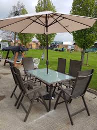 Lots of matching seating is available, including dining chairs and benches. Garden Furniture Scotland Brings You Quality Garden And Patio Furniture Teak Garden Furniture Garden Benches Barbecues Hammocks Sun Loungers Tayside Angus Uk Scotland