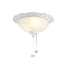 Shop Harbor Breeze 2 Light Matte White Ceiling Fan Light Kit With Alabaster Bowl Glass At Lowes Com Ceiling Fan Light Kit Fan Light Kits Fan Light