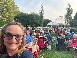 What a beautiful night for a concert! We had a great time at the  Conservatory. Fire Lake puts