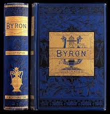 Turn Of The Century Decorative Cloth Publisher Binding Lord Byron Poems Vintage Book Covers Victorian Books Amazing Book Covers