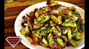 They taste the best warm. Roasted Brussel Sprouts With Bacon Balsamic Reduction Holiday Series Cooking With Carolyn Youtube