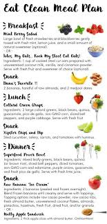 It S All Bout Fitness Clean Meal Plan Clean Eating Meal Plan Clean Eating Recipes