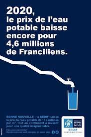 Les prix y font le grand écart, de 3,01 à 7,91 €. Le Prix De L Eau Baisse Encore Pour 4 6 Millions De Franciliens Veolia Eau D Ile De France