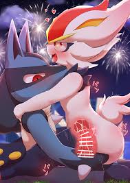 Rule34 - If it exists, there is porn of it  cinderace, lucario, pokemon  (species)  6424385