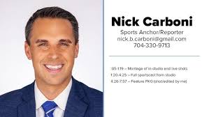 NICK CARBONI SPORTS ANCHOR REPORTER DEMO REEL 2025