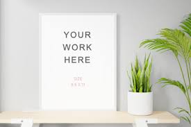This logo mockup free psd has clean and impressive looks to give a lift up to promotion. Frame Mockup Poster Mockup Graphic By Ijmockupstudio Creative Fabrica