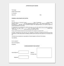 Bank details on bank letterhead or bank stamp. Salary Transfer Letter Format Sample Request Letters