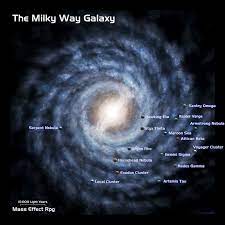 1 3 Galaxy Map Milky Way Galaxy Milky Way Astronomy