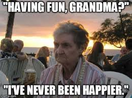 This Grandma Is Seriously Unimpressed By Hawaii Funny Pictures The Funny Just For Laughs