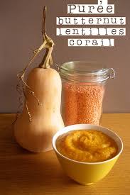Puree De Butternut Et Lentilles Corail Vegetalien Puree Butternut Butternut Lentilles Corail