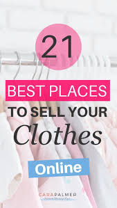 There are many sites which sell used clothing. 20 Best Places To Sell Clothes Online Selling Clothes Online Things To Sell Selling Clothes
