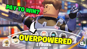 The Most Overpowered Character In Roblox Q Clash Cyborg Gameplay Youtube