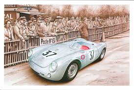 Maybe you would like to learn more about one of these? Porsche Postcard 550 Le Mans 1955 N 37 Francois Bruere Cp150 Selection Rs