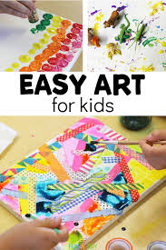 Let the preschoolers try their hand at cutting themselves. Easy And Fun Art Projects For Kids To Do At Home Or School Fun A Day