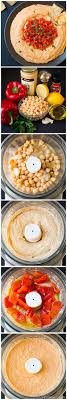 Roasted Red Pepper Hummus So Much Better Than The Store Bought Stuff I Couldn T Stop Eating It Recettes De Cuisine Nourriture Idee Recette