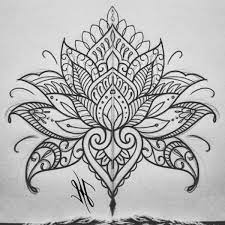 It's interesting that under the central mandala idea of harmony,circle, and balance these mandalas don't quite fit. Lotus Tattoo Mandala Weitere Tolle Mandala Motive Tattoo Hals Lotus Mandala Design Lotusblute Mandala Tattoo