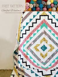 The free quilt patterns we've chosen to share here are great because they're easy to follow and won't require you to go out and buy a ton of new fabric. 18 Free Quilt Patterns Easy Quilt Tutorials