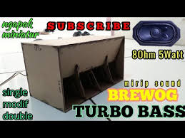 Skema box miniatur middle 4 inch. Miniatur Box Turbo Bass Brewog Youtube