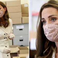 Kate Middleton wears face mask to unpack baby bank donations