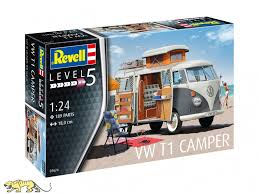 10220 volkswagen t1 camper van is a sculptures set that was released in october 2011. Vw T1 Camper 1 24 Revell Rv07674 Axels Modellbau Shop