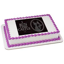 How do you make a sugar spin run cake? Maleficent I Run This Castle Edible Cake Topper Image A Birthday Place
