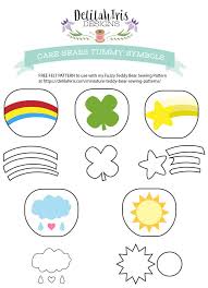 Find & download free graphic resources for bear logo. Felt Care Bears Sewing Pattern Make Your Own Care Bears Plush