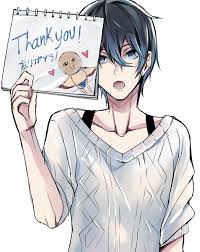 Thank You By Sukihi On Deviantart Happy Drawing Anime Boy Anime