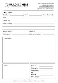 Order Form Wholesale Order Form Template Ms Word Order Form Etsy In 2021 Order Form Template Order Form Word Template