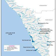 Glimmer of hope for state in bandipur the hindu. Kerala Map Showing Backwaters And Mangroves In The West Coast Download Scientific Diagram