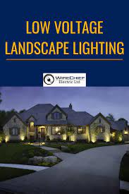 Low Voltage Landscape Lighting Vancouver Electrician Wirechief Electric S Blog Landscape Lighting Landscape Yard Lights