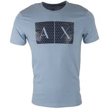 Armani exchange t shirt erkek t shi̇rt 3hztfn zje6z 1510. Armani Exchange Mesh Ax Logo T Shirt Denim