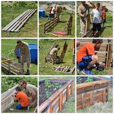 Pallet Craft How To Make A Garden Grow Box Garden Grow Boxes Garden Planter Boxes Pallet Projects Garden