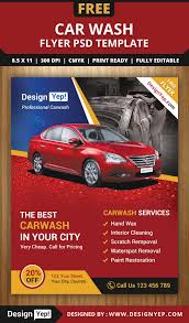 Free Car Wash Flyer Psd Template Designyep Car Wash Free Cars Flyer