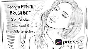 The best procreate brushes will allow you to get the most out of the powerful painting app. Procreate Pencil Set 30 Pencils Charcoal Graphite Georg S Procreate Brushes