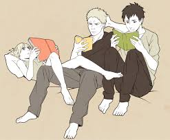 You'll receive email and feed alerts when new items arrive. Annie Leonhardt Reiner Braun And Bertolt Hoover Shingeki No Kyojin Drawn By Natuichi 7212 Danbooru
