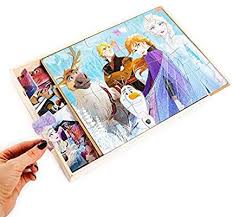 To continue a puzzle in progress simply select the same puzzle on the jigsaw explorer web site and continue play. Amazon Com Disney Frozen 2 5 Wood Jigsaw Puzzles In Wood Storage Box Toys Games Wood Puzzle Box Wood Storage Box Wood Puzzles