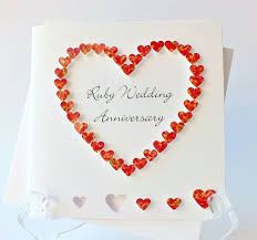 You can make a toast, offer encouragement, share a memory or simply call out how special it is to have, hold and stick by each other through time. Handmade 3d 40th Ruby Wedding Anniversary Card 40th Wedding Anniversary Cards Wedding Cards Anniversary Cards