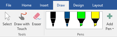 I have installed, then uninstalled verbatim, if anybody who does debate knows its effects on word. Draw And Write With Ink In Office