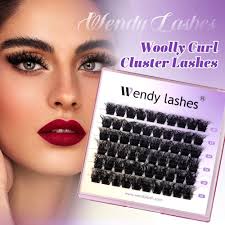 Wool Curly Cluster Lashes Effortless Volume DIY Eyelash Extension Wendy
